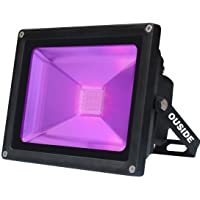 UV LED luz negra- violeta 30W LED luz de la etapa- 395-400nm inundación IP65 impermeable para la fiesta fluorescente
